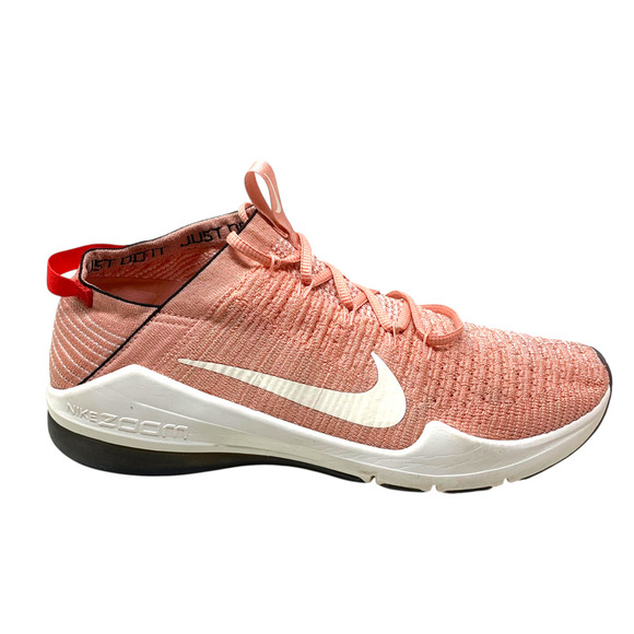 Nike Air Zoom Fearless FK 2 Pink/White Flyknit Women's Sz 11 Sneakers AA1214-600 - Picture 2 of 8